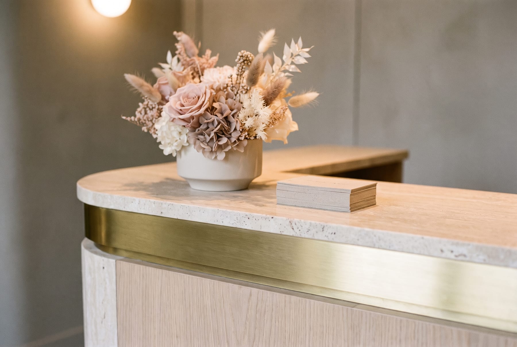 The reception at Victoria Aesthetics Beauty Clinic